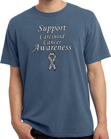 Support Carcinoid Cancer Awareness Pigment Dyed Shirt