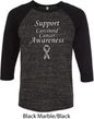Support Carcinoid Cancer Awareness Raglan Shirt
