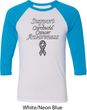 Support Carcinoid Cancer Awareness Raglan Shirt