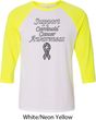 Support Carcinoid Cancer Awareness Raglan Shirt