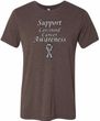 Support Carcinoid Cancer Awareness Tri Blend Tee