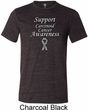 Support Carcinoid Cancer Awareness Tri Blend Tee
