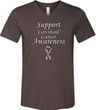Support Carcinoid Cancer Awareness Tri Blend V-neck