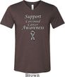 Support Carcinoid Cancer Awareness Tri Blend V-neck