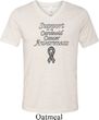 Support Carcinoid Cancer Awareness Tri Blend V-neck