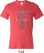 Support Carcinoid Cancer Awareness Tri Blend V-neck
