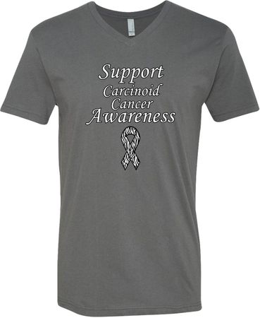 Support Carcinoid Cancer Awareness V-neck