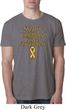 Support Childhood Cancer Awareness Burnout Shirt