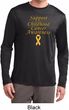 Support Childhood Cancer Awareness Dry Wicking Long Sleeve