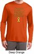 Support Childhood Cancer Awareness Dry Wicking Long Sleeve