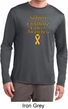 Support Childhood Cancer Awareness Dry Wicking Long Sleeve