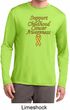Support Childhood Cancer Awareness Dry Wicking Long Sleeve