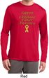 Support Childhood Cancer Awareness Dry Wicking Long Sleeve