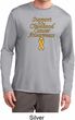 Support Childhood Cancer Awareness Dry Wicking Long Sleeve