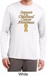 Support Childhood Cancer Awareness Dry Wicking Long Sleeve