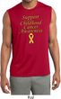 Support Childhood Cancer Awareness Dry Wicking Sleeveless Shirt