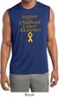 Support Childhood Cancer Awareness Dry Wicking Sleeveless Shirt