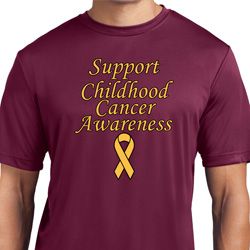 Support Childhood Cancer Awareness Dry Wicking T-shirt