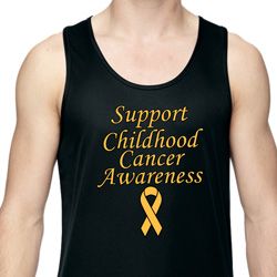 Support Childhood Cancer Awareness Dry Wicking Tank Top