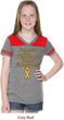 Support Childhood Cancer Awareness Girls Football Tee