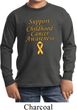 Support Childhood Cancer Awareness Kids Long Sleeve