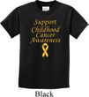 Support Childhood Cancer Awareness Kids T-shirt