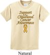 Support Childhood Cancer Awareness Kids T-shirt