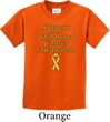 Support Childhood Cancer Awareness Kids T-shirt