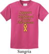 Support Childhood Cancer Awareness Kids T-shirt