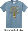 Support Childhood Cancer Awareness Kids T-shirt