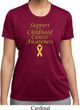 Support Childhood Cancer Awareness Ladies Dry Wicking T-shirt