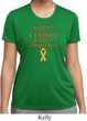 Support Childhood Cancer Awareness Ladies Dry Wicking T-shirt