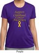 Support Childhood Cancer Awareness Ladies Dry Wicking T-shirt