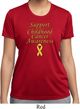 Support Childhood Cancer Awareness Ladies Dry Wicking T-shirt