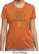 Support Childhood Cancer Awareness Ladies Dry Wicking T-shirt
