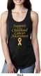 Support Childhood Cancer Awareness Ladies Ideal Racerback