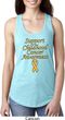 Support Childhood Cancer Awareness Ladies Ideal Racerback
