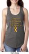 Support Childhood Cancer Awareness Ladies Ideal Racerback