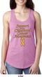 Support Childhood Cancer Awareness Ladies Ideal Racerback
