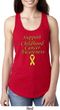 Support Childhood Cancer Awareness Ladies Ideal Racerback