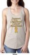 Support Childhood Cancer Awareness Ladies Ideal Racerback