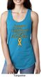 Support Childhood Cancer Awareness Ladies Ideal Racerback