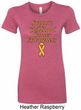 Support Childhood Cancer Awareness Ladies Longer Length Shirt