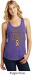 Support Childhood Cancer Awareness Ladies Racerback