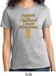 Support Childhood Cancer Awareness Ladies T-shirt