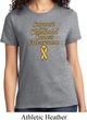 Support Childhood Cancer Awareness Ladies T-shirt