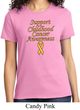 Support Childhood Cancer Awareness Ladies T-shirt