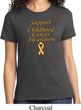 Support Childhood Cancer Awareness Ladies T-shirt