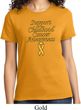 Support Childhood Cancer Awareness Ladies T-shirt