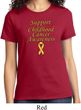 Support Childhood Cancer Awareness Ladies T-shirt